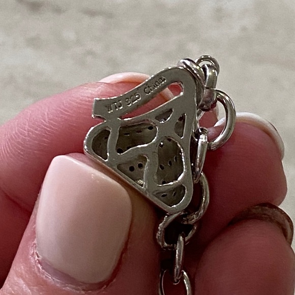 Hershey Kiss Diamond Bracelet, 925 Sterling Silver, Unknown Carats - Picture 2 of 5